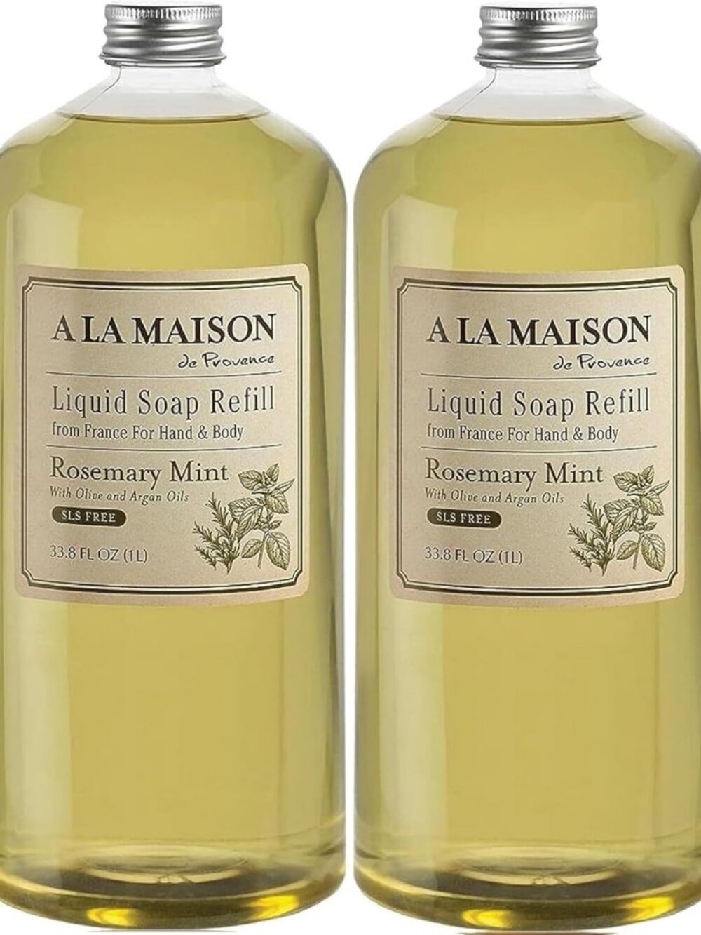 Rosemary Mint Natural Hand Wash | Essential Oils | Moisturizing & Refreshing